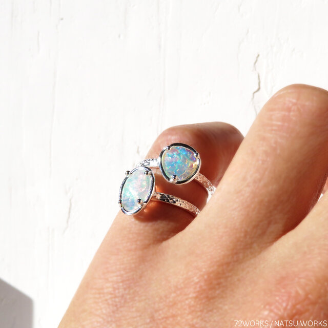 オパール リング / Ethiopian Opal Ring rc5 | iichi 日々の暮らしを