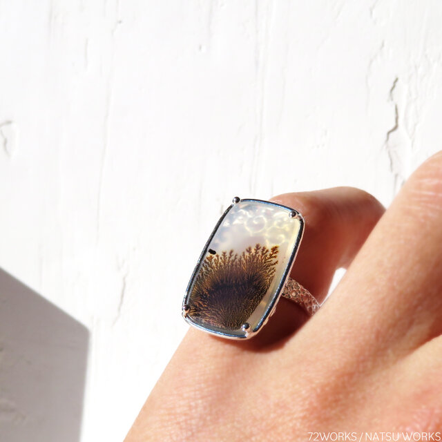 デンドリティック アゲート リング / Dendritic Agate Ring 2 | iichi