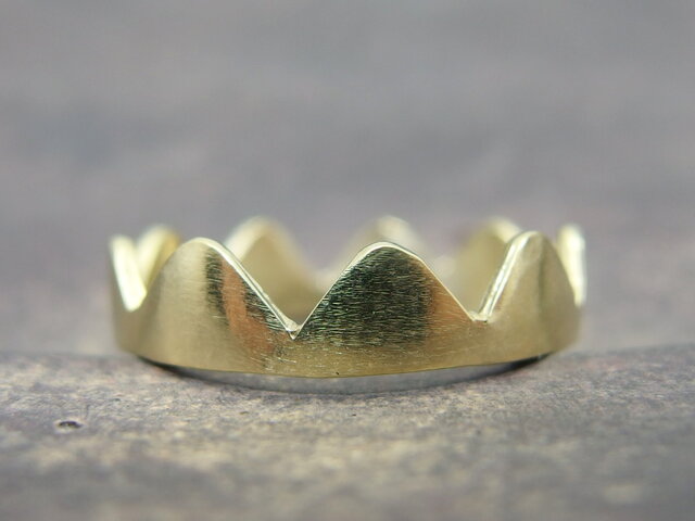 ④王冠RING小 真鍮 ④王冠RING小 真鍮 ④王冠RING小 真鍮の通販 by