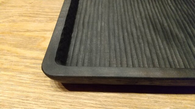 ✿Losans漆器 幾何学模様 黒盆✿ ✿Losans漆器 幾何学模様 黒盆