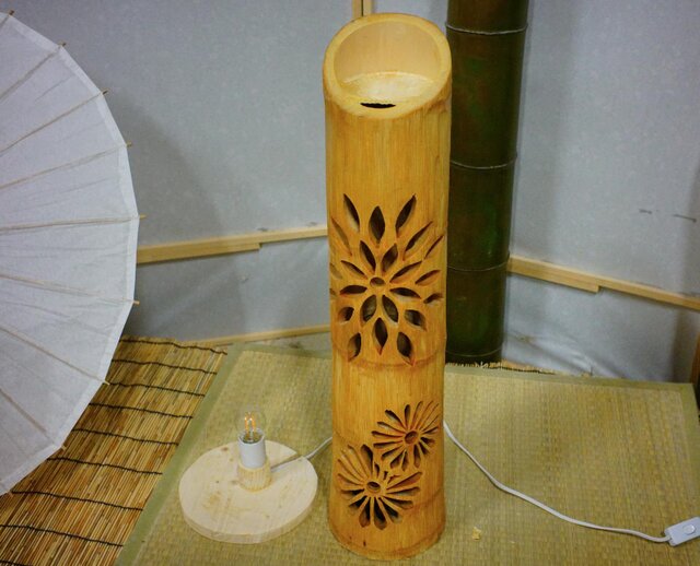 竹灯り・竹あかり・竹灯籠・竹灯篭・竹ランプ ～～ 癒しの灯り