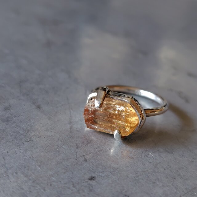 インペリアルトパーズシルバーリング#11.5