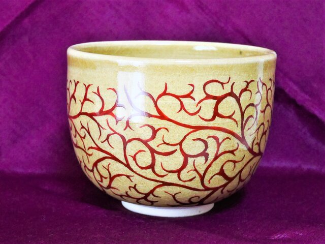 抹茶茶碗 唐草模様の抹茶茶碗 唐草の茶碗 茶碗 | iichi 日々の暮らしを