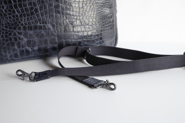 【極上美品・使用感少ない✨】hinn エンボスレザー ビジネスバッグ 黒 green label relaxing（グリーンレーベルリラクシング） ビジネス