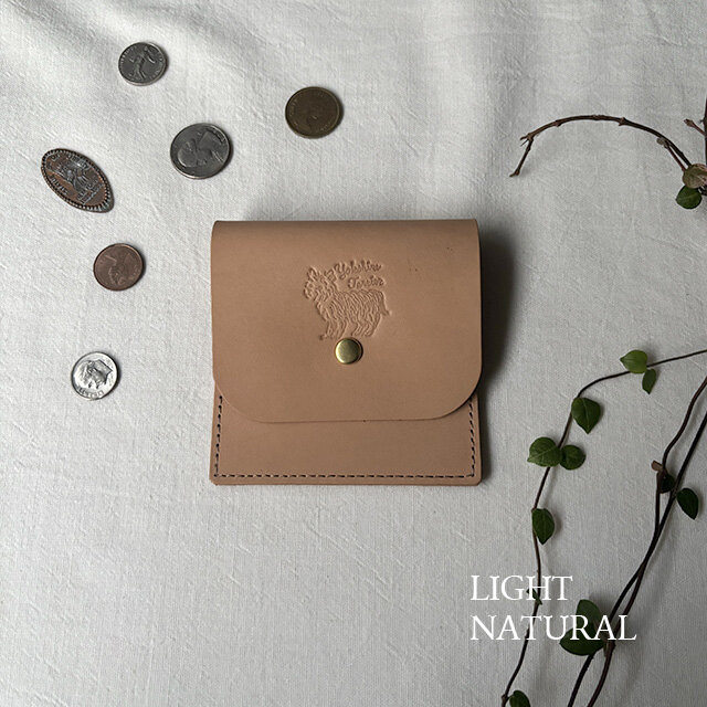 [ヨークシャーテリア] スクエアコインケース/2ポケット