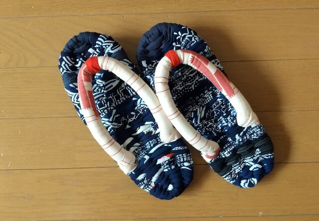 布ぞうり 26cmの画像1枚目