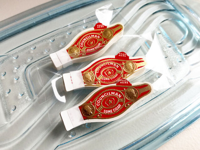 【未使用】’50～’60年代頃　ビンティージ　シガーバンド 282枚　ファイル入 未使用】'50～'60年代頃 ビンティージ シガーバンド 282枚