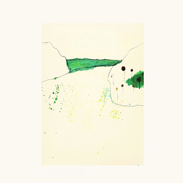 ポストカード「⑥ひなげしと海」3枚～　絵葉書｜紙雑貨｜イラスト