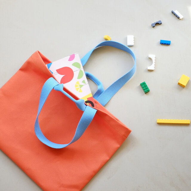 帆布の2wayレッスンバッグ