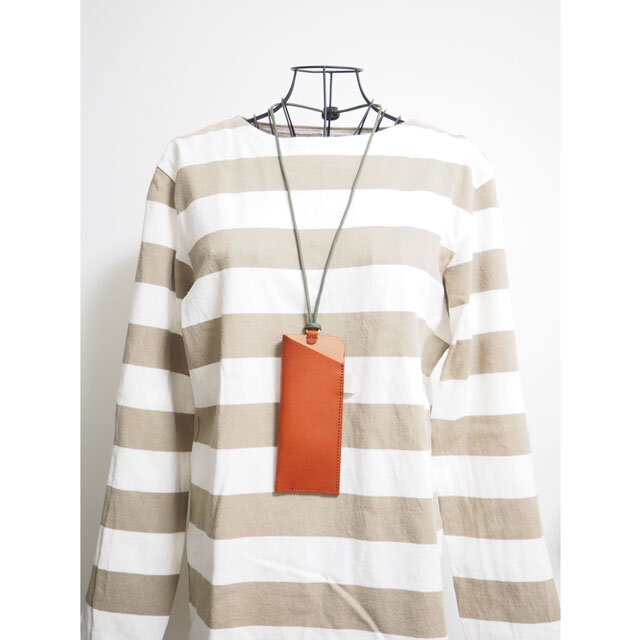 めがね入れ ブラウン パラコード紐 本革 かばんの中の整理やキャンプにも