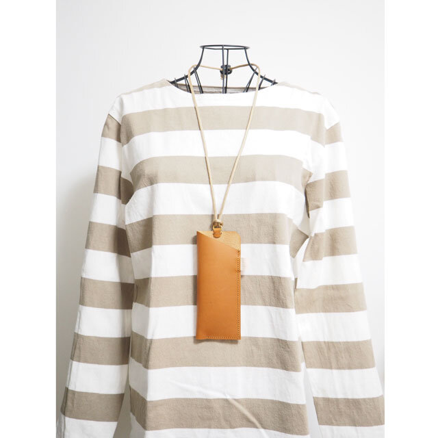 めがね入れ キャメル パラコード紐  本革 かばんの中の整理やキャンプにも