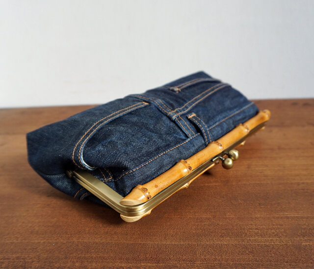 デニムクラッチバッグ | iichi 日々の暮らしを心地よくする デニムクラッチバッグ | iichi 日々の暮らしを心地よくする