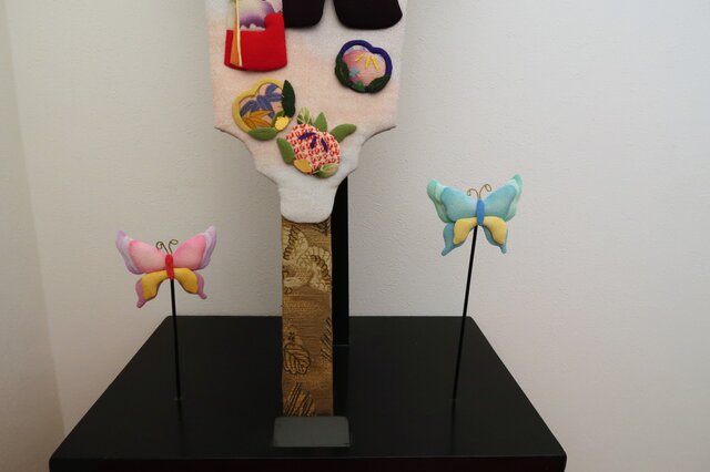 羽子板のみ　28号　弥生　押し絵 羽子板のみ 28号 弥生 押し絵