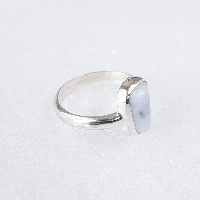 本翡翠、純天然A貨ラベンダーリング 〜12.5