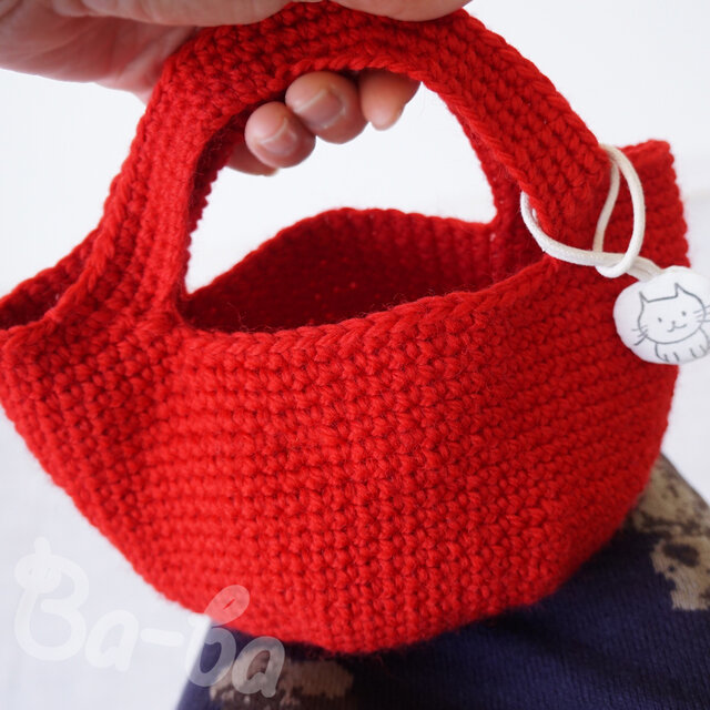 ばあばが編んだ、ちょっくらそこまでバッグ（garbera・CSB46）