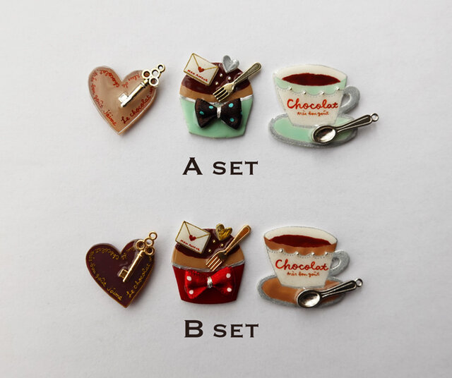 チョコレートLOVERのピンバッジセット☆due | iichi 日々の暮らしを