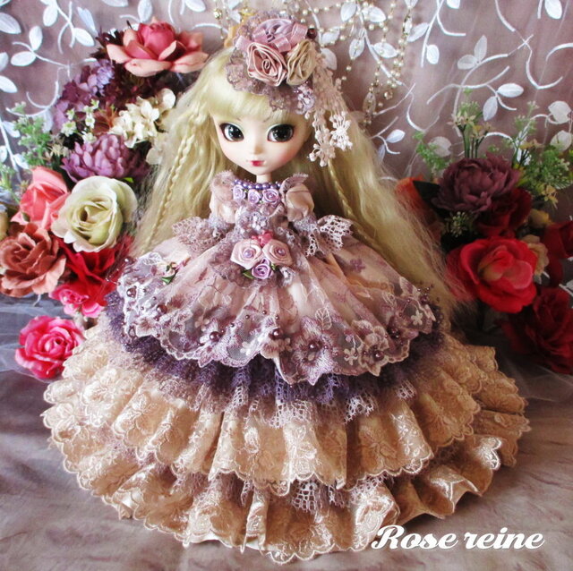 Kページ アンネローゼ王妃 薔薇の花園 アンティークモーブプリンセスドレス アンネローゼ王妃 薔薇の花園 アンティークモーブのロイヤル