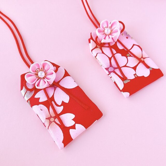 （花の夢守）元巫女が作る花のお守り袋