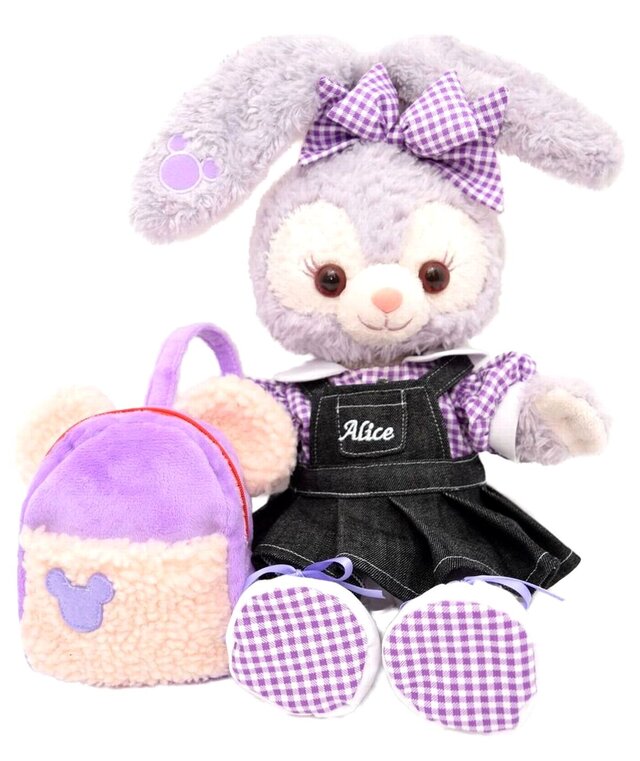 ステラルー 服 着せ替え コスチューム もふもふリュック付デニムサロペットスカート 本体無 Sサイズ用 送料無料