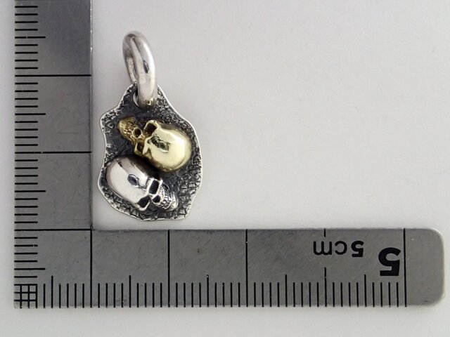 スカルペンダント スカル 小さい ミニスカル ドクロ リアル 髑髏