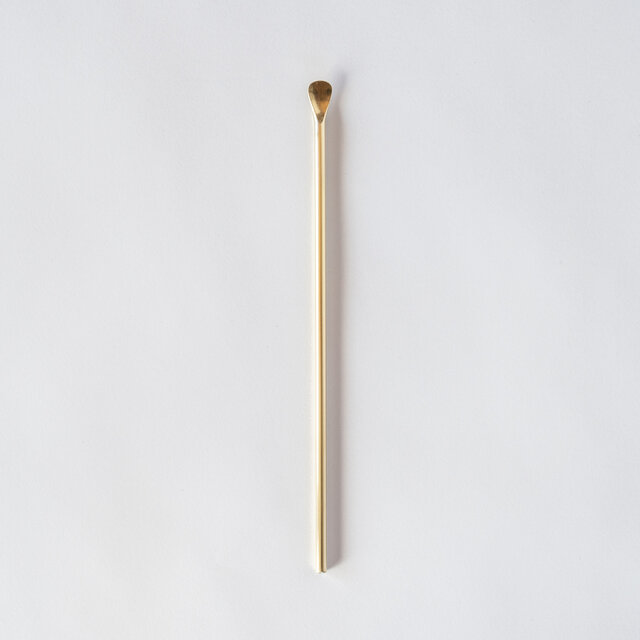 真鍮のマドラー ＜スティック＞  minimal bar spoon <stick> /brassの画像1枚目