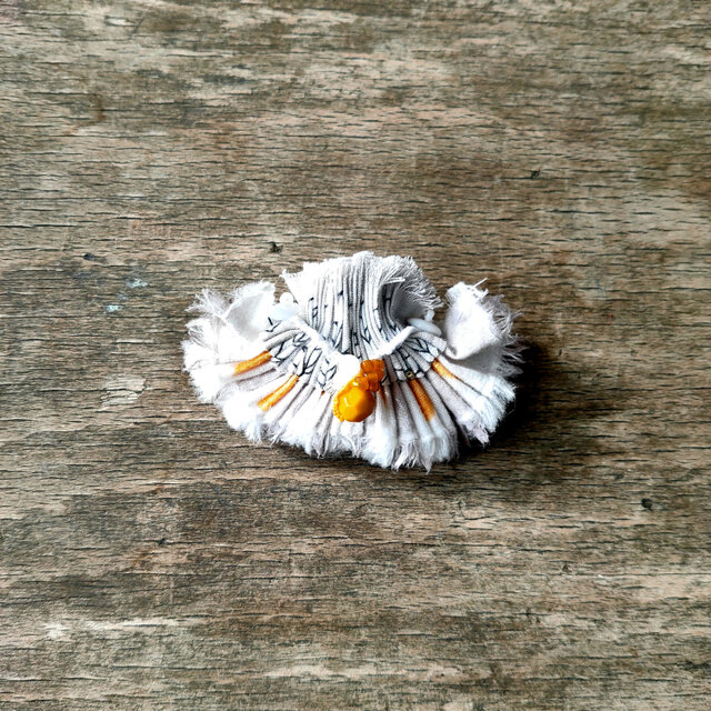 布プリーツブローチ plif ogpe bjn