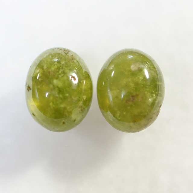 （1点もの）アイドクレースのスタッドピアス（8×10mm チタンポスト）