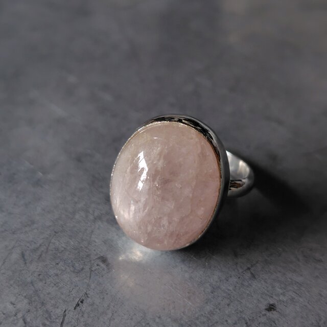 モルガナイトシルバーリング#13.5