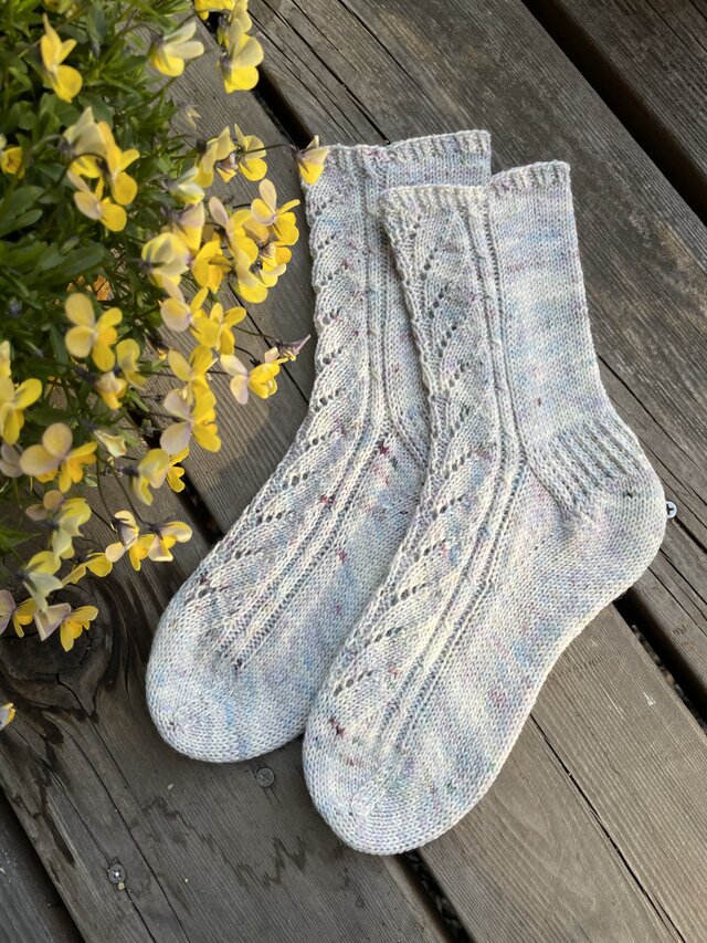 No.724 Y様オーダー人手編み靴下　