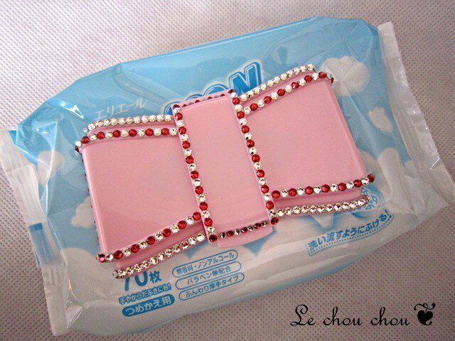 スワロフスキー☆デコビタット☆ピンクの画像1枚目