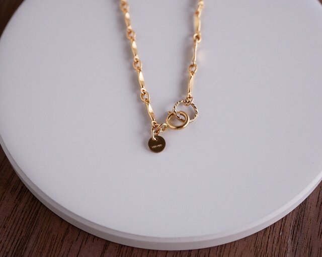 14kgf バロックパールとデザインチェーンのブレスレット | iichi 日々