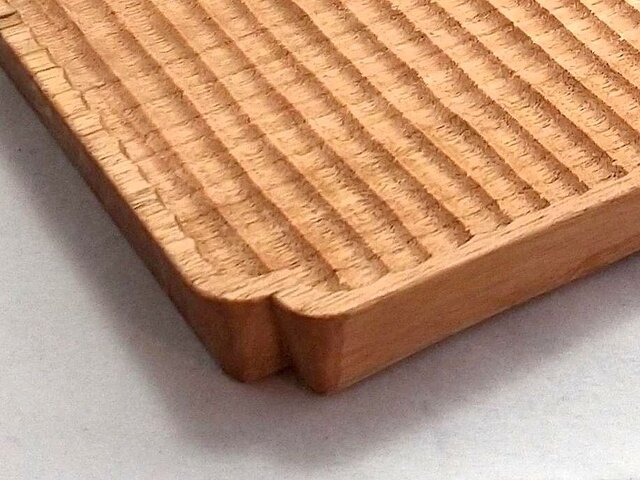 我谷盆風　隅入角盆　ケヤキ材　約30cm×約20cm 我谷盆風 隅入角盆 ケヤキ材 約30cm×約20cm - メルカリ