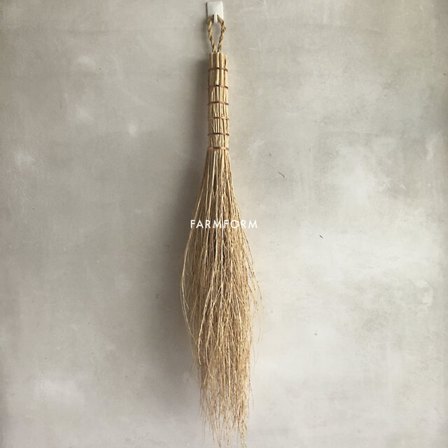 信州草ホウキ 60cm 野生種 銅線巻きグリップ #6の画像1枚目