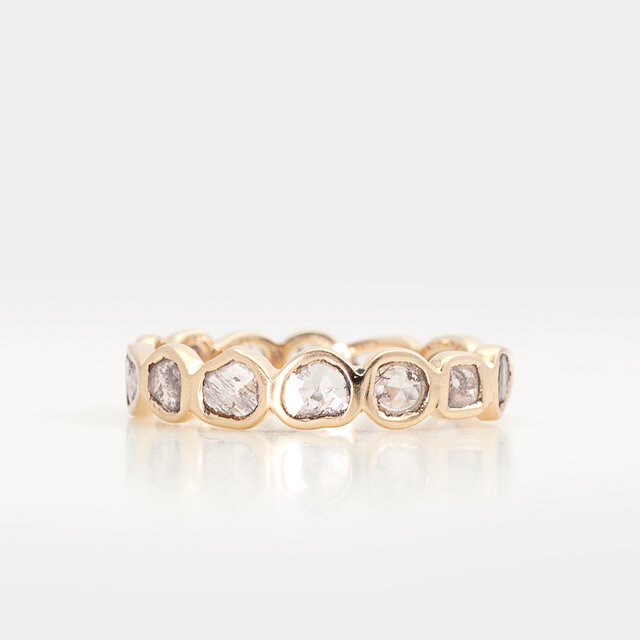 Slice diamond full eternity ring
