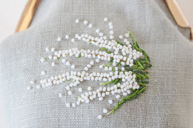 【MADDALENA MARCONI】イタリア製 ビーズ刺繍 ガマ口 ポーチ MADDALENA MARCONI】イタリア製 ビーズ刺繍 ガマ口 ポーチ ビーズ刺繍