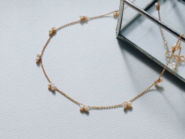 淡水パール14K ネックレス 楽天市場】【14Kゴールド】ネックレス パール k14 14金【10日間返金