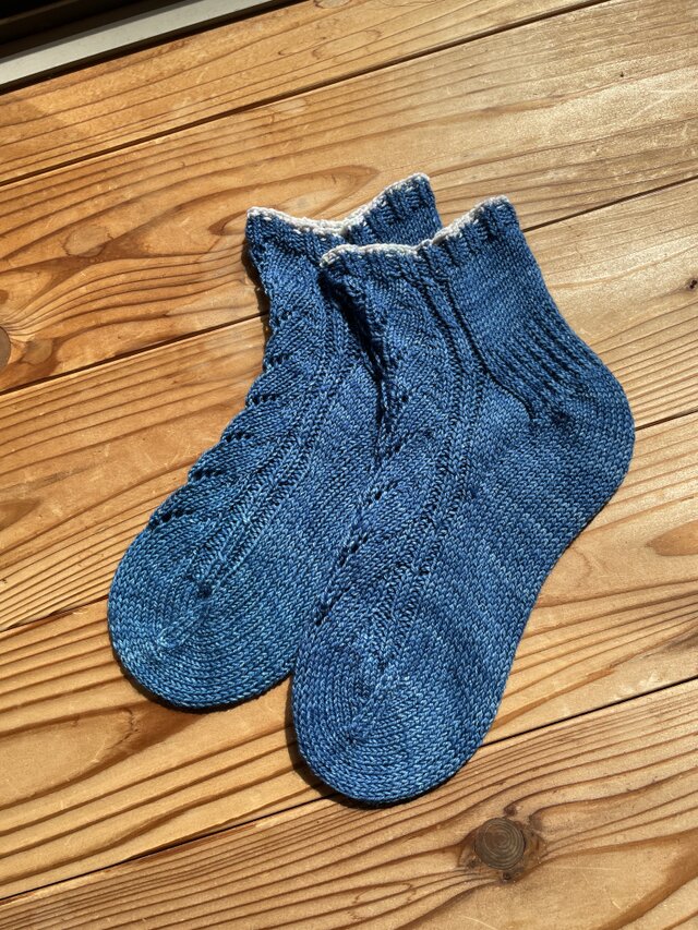 No.748 手編み靴下　