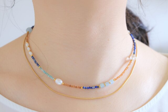 ビーズネックレス ビーズネックレス ハンドメイドキット