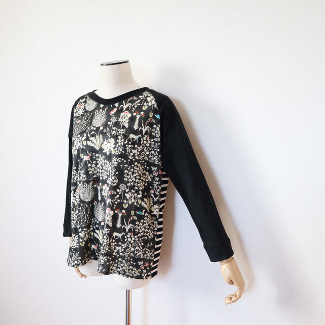 リバティ　ヨシエのラグランシャツ