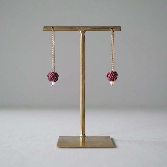 四季の種(ワインレッド)アメリカンピアス