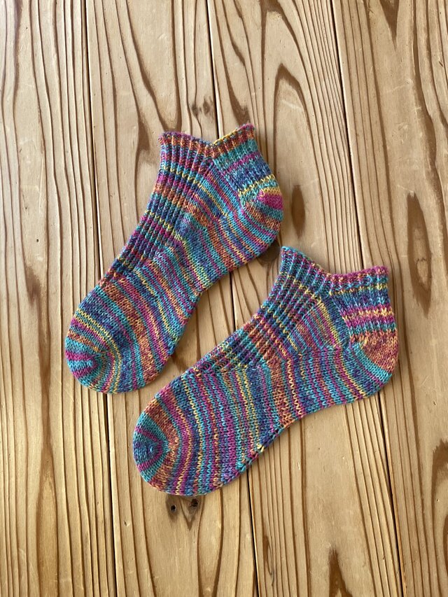 No.759 手編みショートソックス