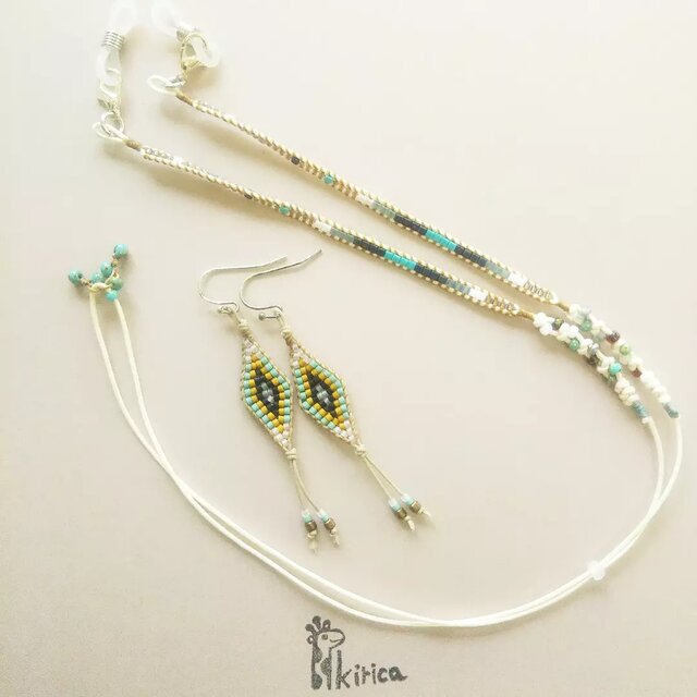 気まぐれ福袋（グラスコードとピアスセット）