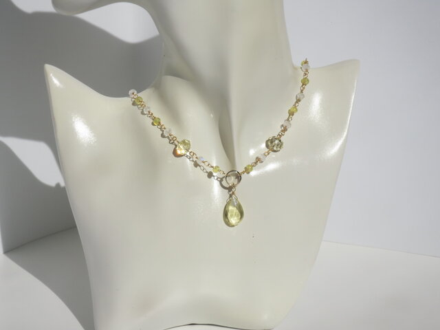 レモンクォーツ ネックレス | iichi 日々の暮らしを心地よくする