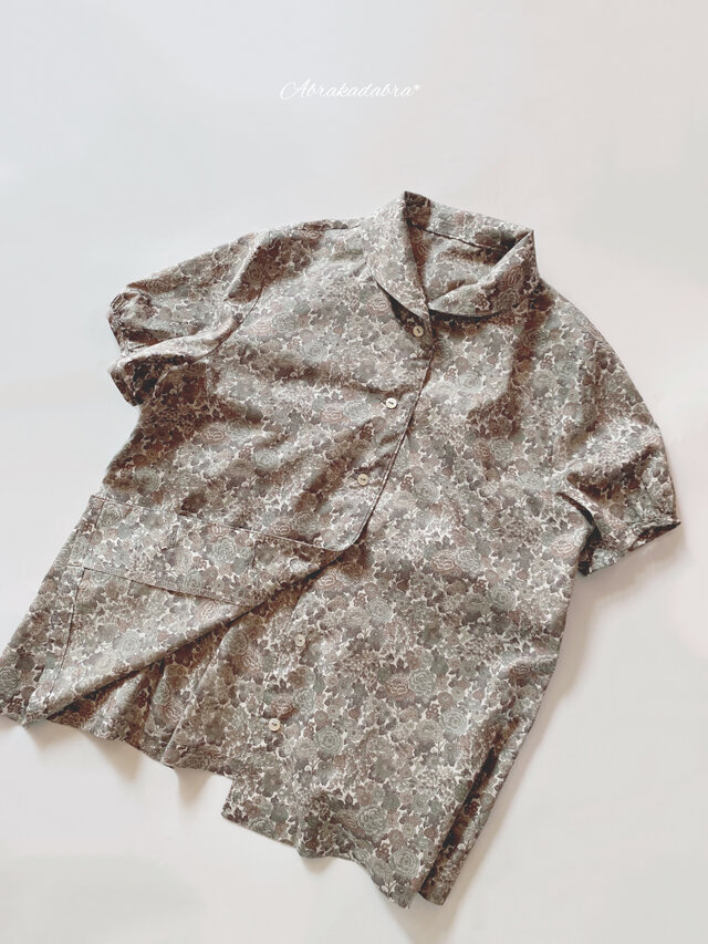 Liberty Elysian プチ・ヘチマカラーふう ブラウス(大人)