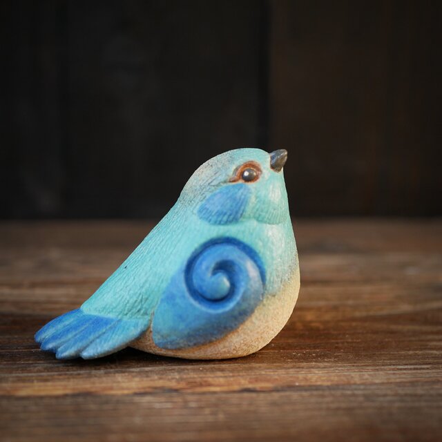 小さな青色のことり　no.23