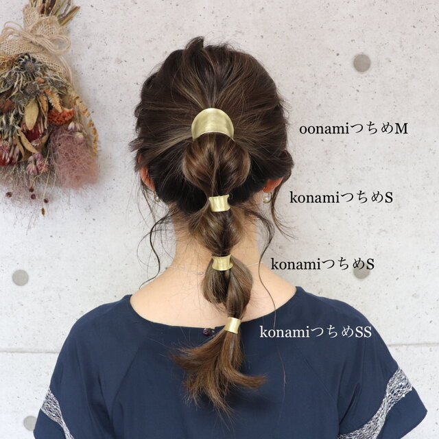 ヘアアクセサリー バレッタ&ポニーフック 2点セット - ヘアアクセサリー