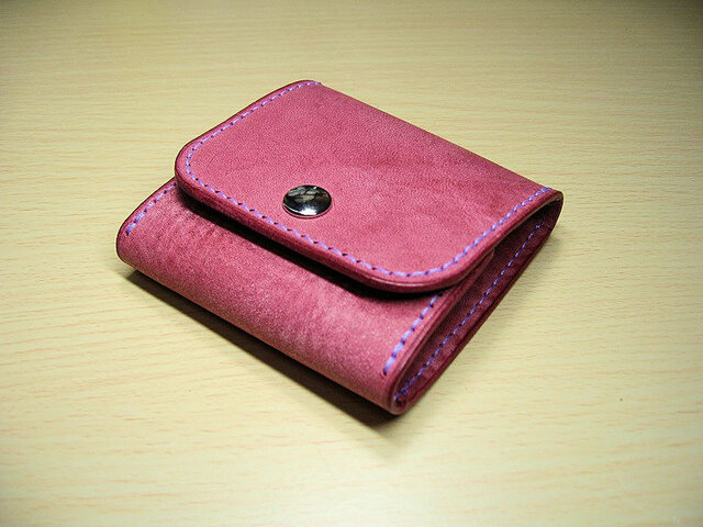 受注製作】コインケース ボックス型 本革総手縫い | iichi 日々の