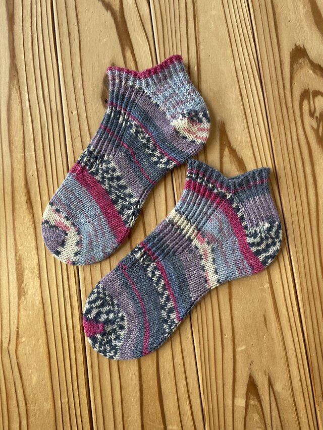 No.774 手編みショートソックス