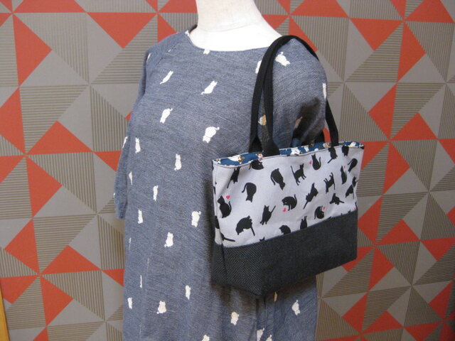 ヨウコちゃん様オーダーページ♡トートバッグ♡ハンドメイド♡猫柄 ヨウコちゃん様オーダーページ♡トートバッグ♡ハンドメイド♡猫