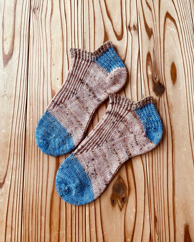 No.781 手編みショート靴下　